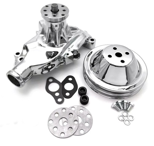 Chevy water pump short - sb,